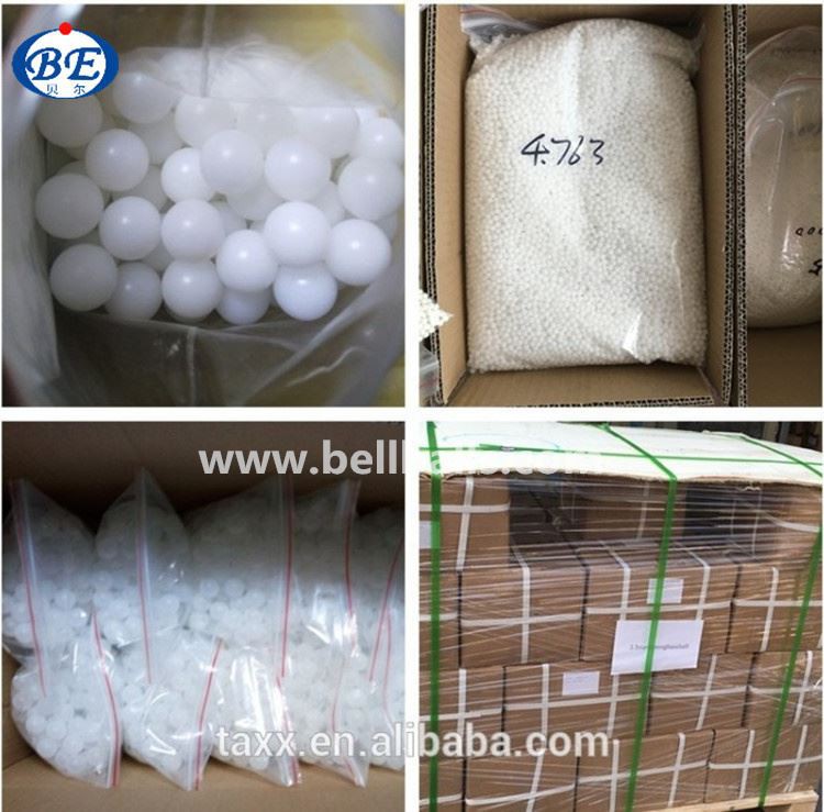 package of plastic resin balls
