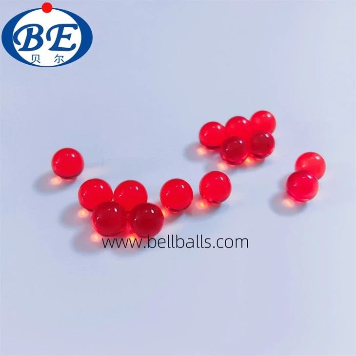 דיוק 5\/16 "כדורי זכוכית אדומים 7.938 מ"מ